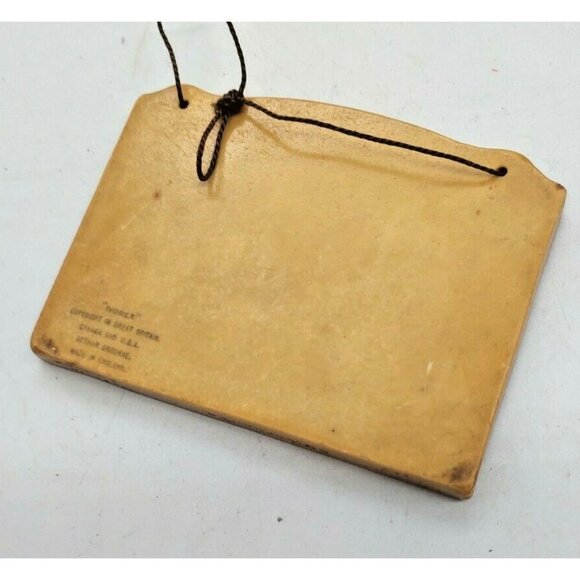 Vintage Arthur Osborne Ivorex 3D Wall Hanging Westminster Abbey 1930's - 4 1/2" - Picture 9 of 9